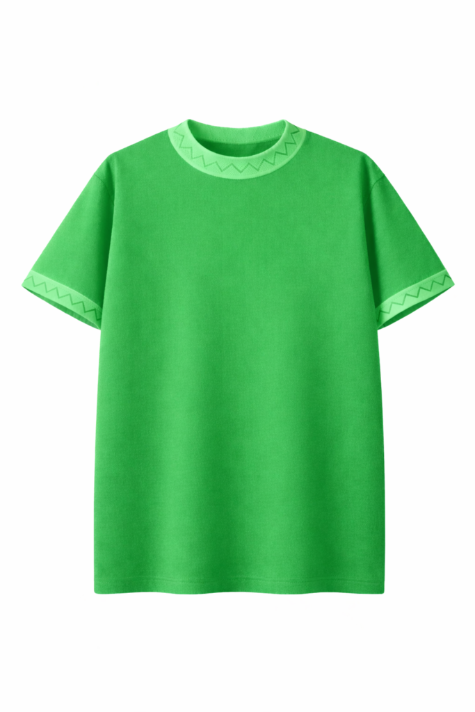 t shirt vert sur fond blanc 1 3